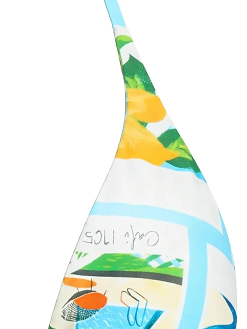  Seafolly Printed Bikini Top - White 