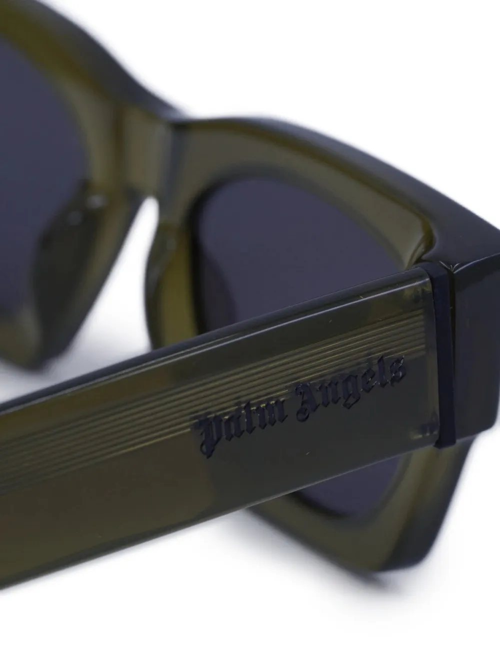 Palm Angels Bodie zonnebril met volledig montuur Groen