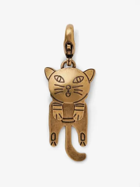 Marni cat-charm keyring