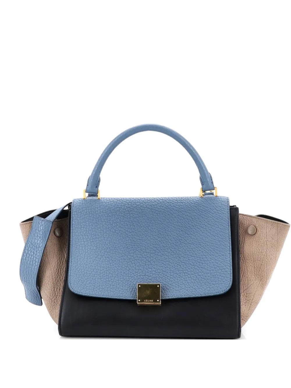 Celine Pre-Owned Trapeze Bag Leather Small satchel - Nero