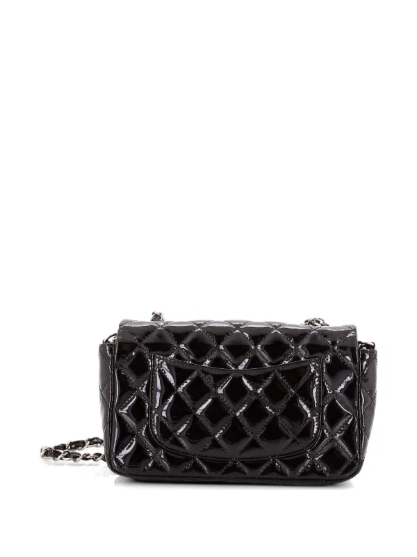 CHANEL Pre-Owned クラシック シングル フラップ マトラッセ パテント 