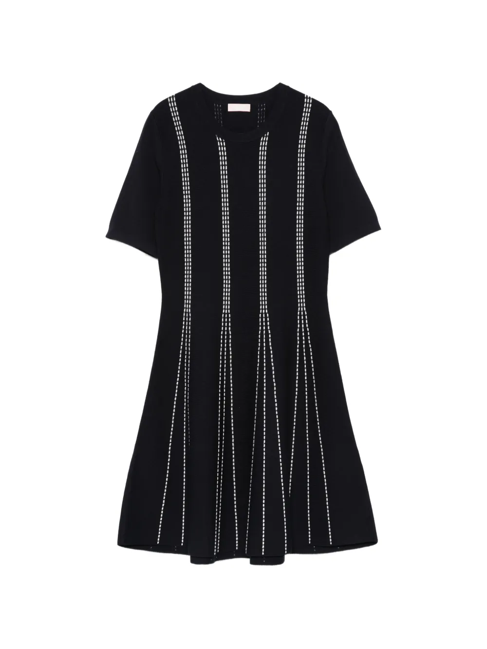 LIU JO vertical-line A-line mini dress - Blu