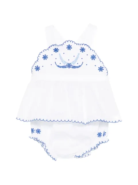 Tartine Et Chocolat floral embroidered short sets