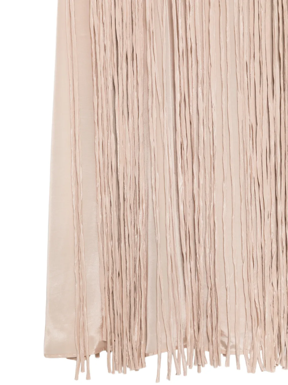  Alysi Fringed Maxi Dress - Neutrals 