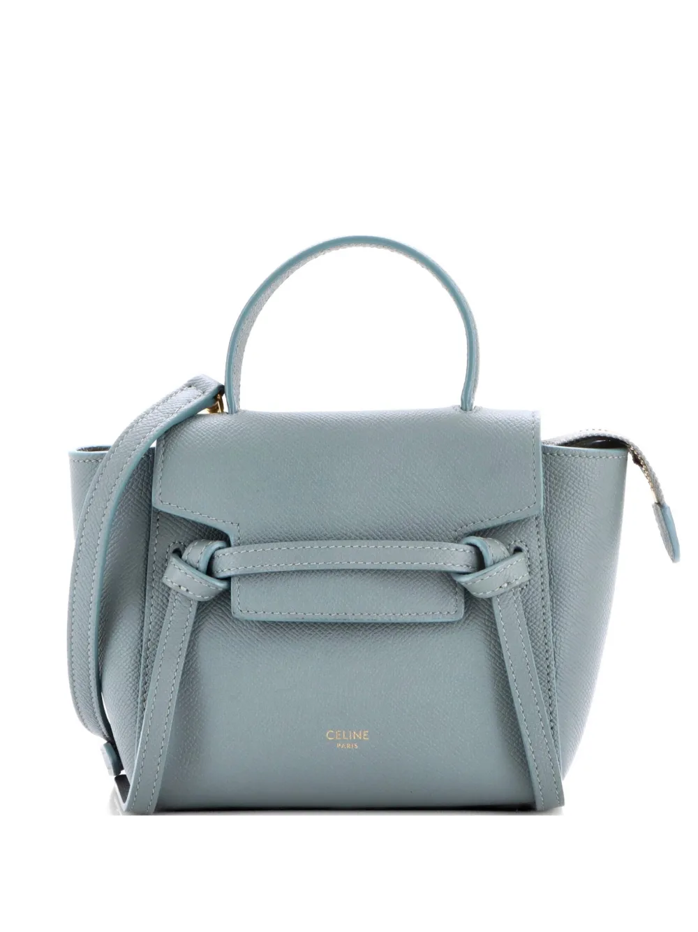 Celine Pre-Owned Belt Bag Textured Leather Pico shoulder bag - Verde