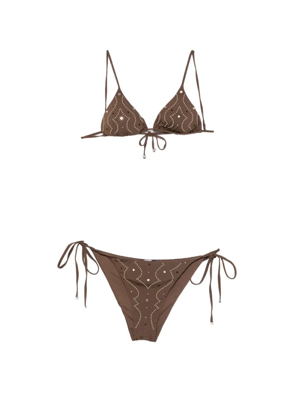 VENUJA triangle-cup bikini - Marrone