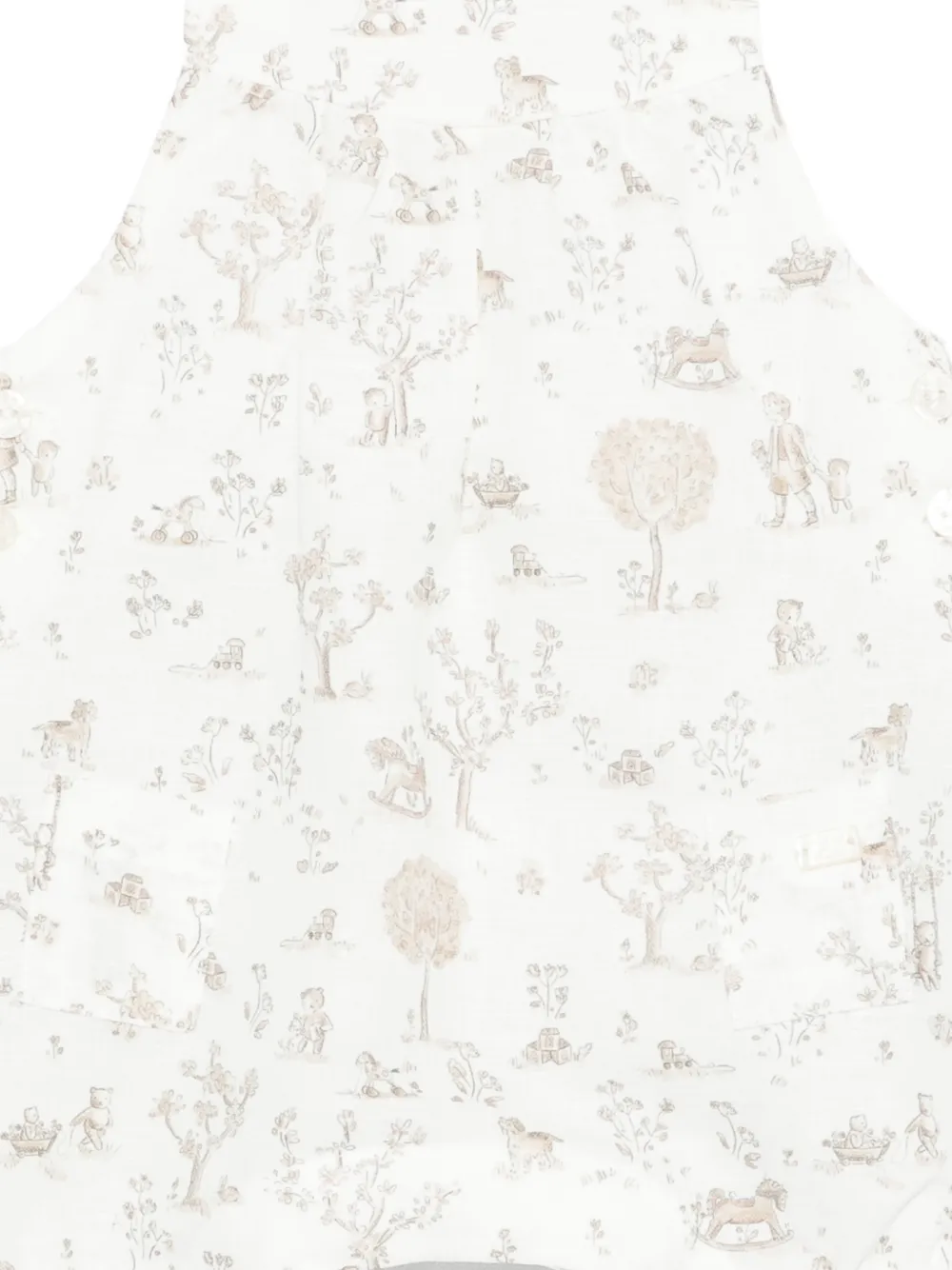  Tartine Et Chocolat Printed Romper Sets - White 