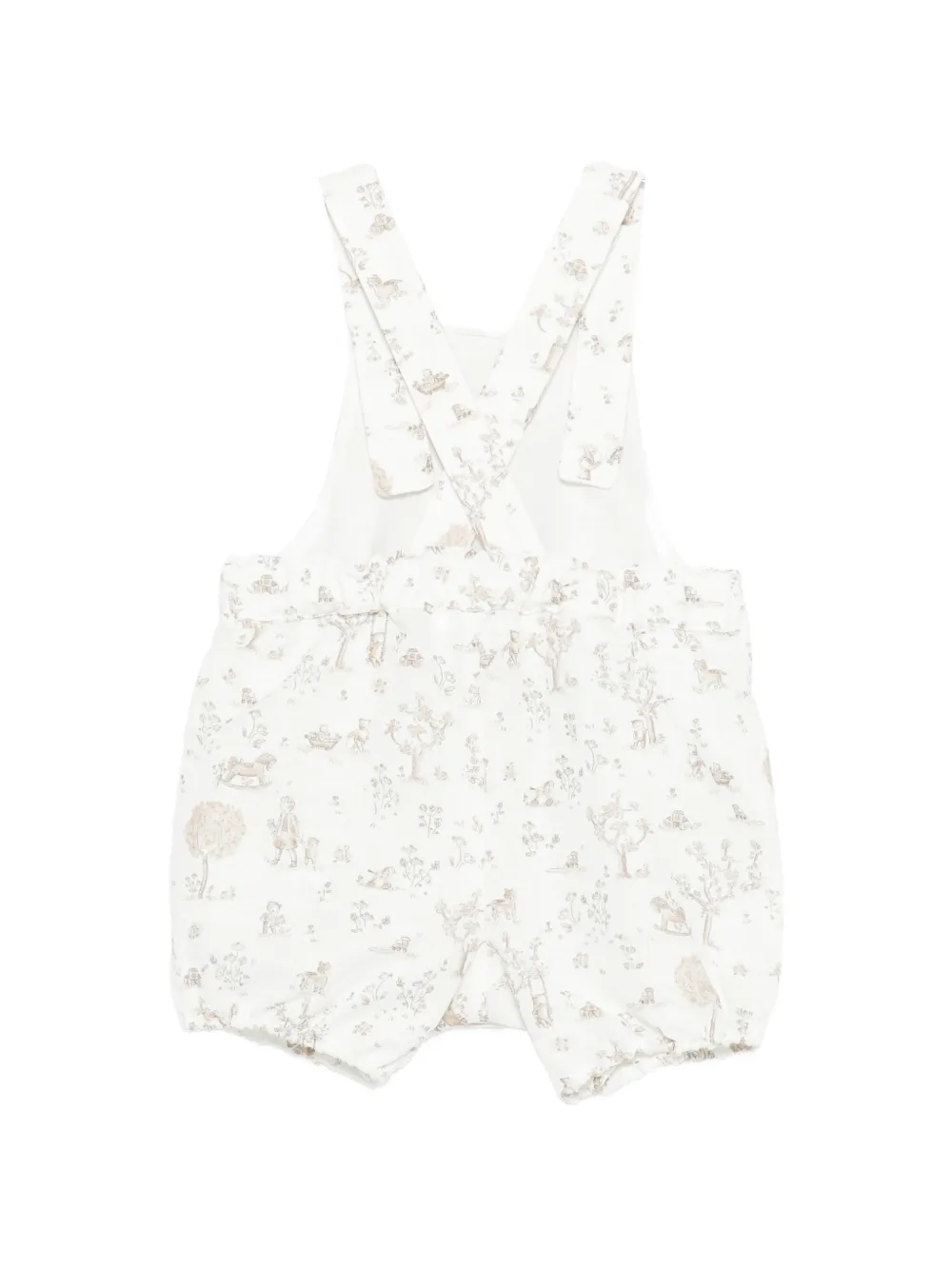  Tartine Et Chocolat Printed Romper Sets - White 