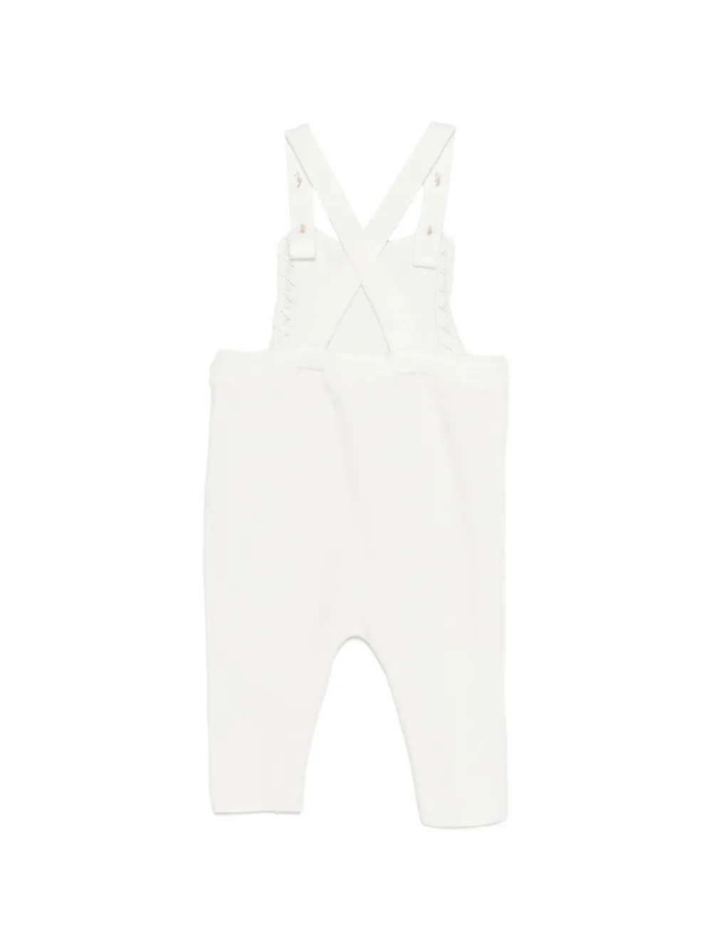  Tartine Et Chocolat Ruffled Romper - Neutrals 