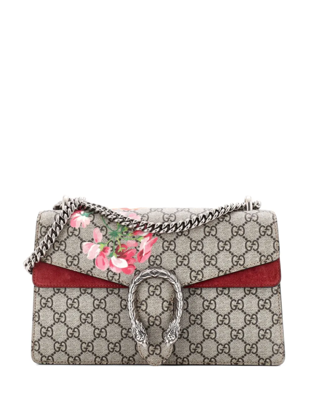Gucci Pre-Owned Dionysus Bag Blooms Print GG Coated Canvas Medium shoulder bag - Rosa