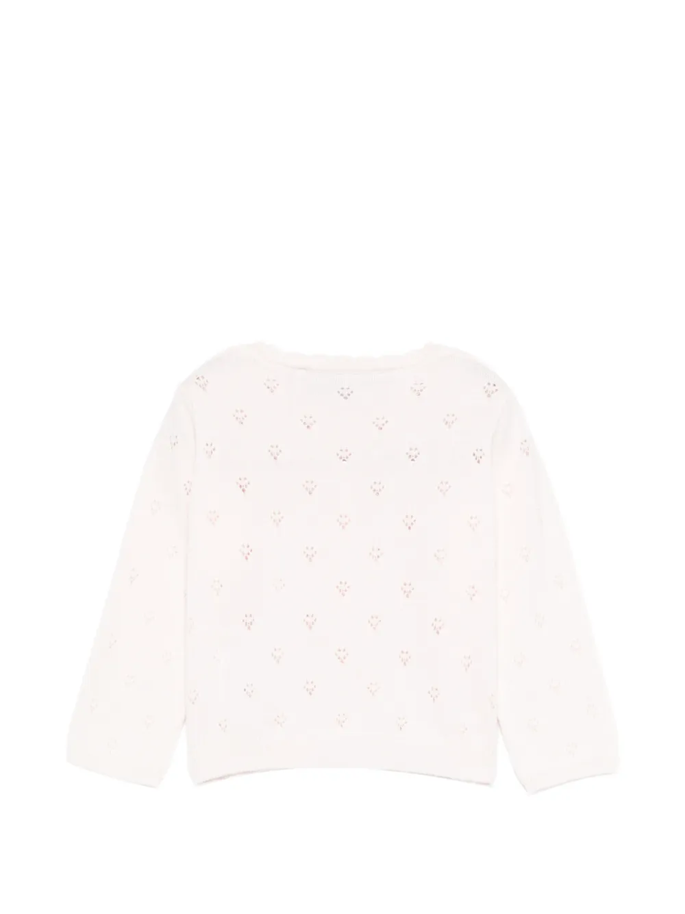 Tartine Et Chocolat Openwork vest met lange mouwen Roze
