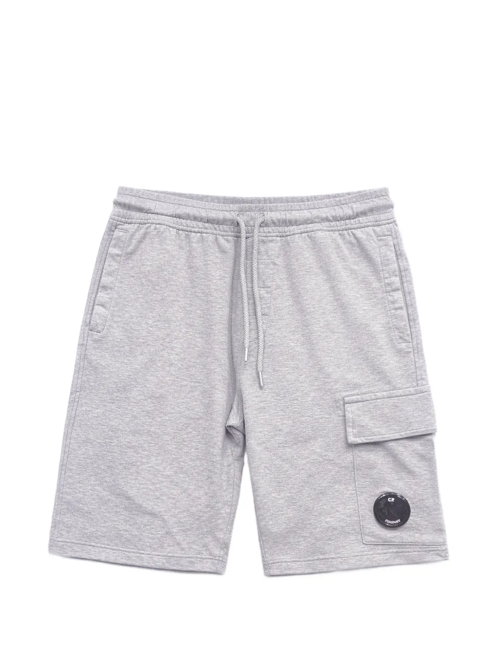 C.P. Company patch pocket drawstring shorts - Grey