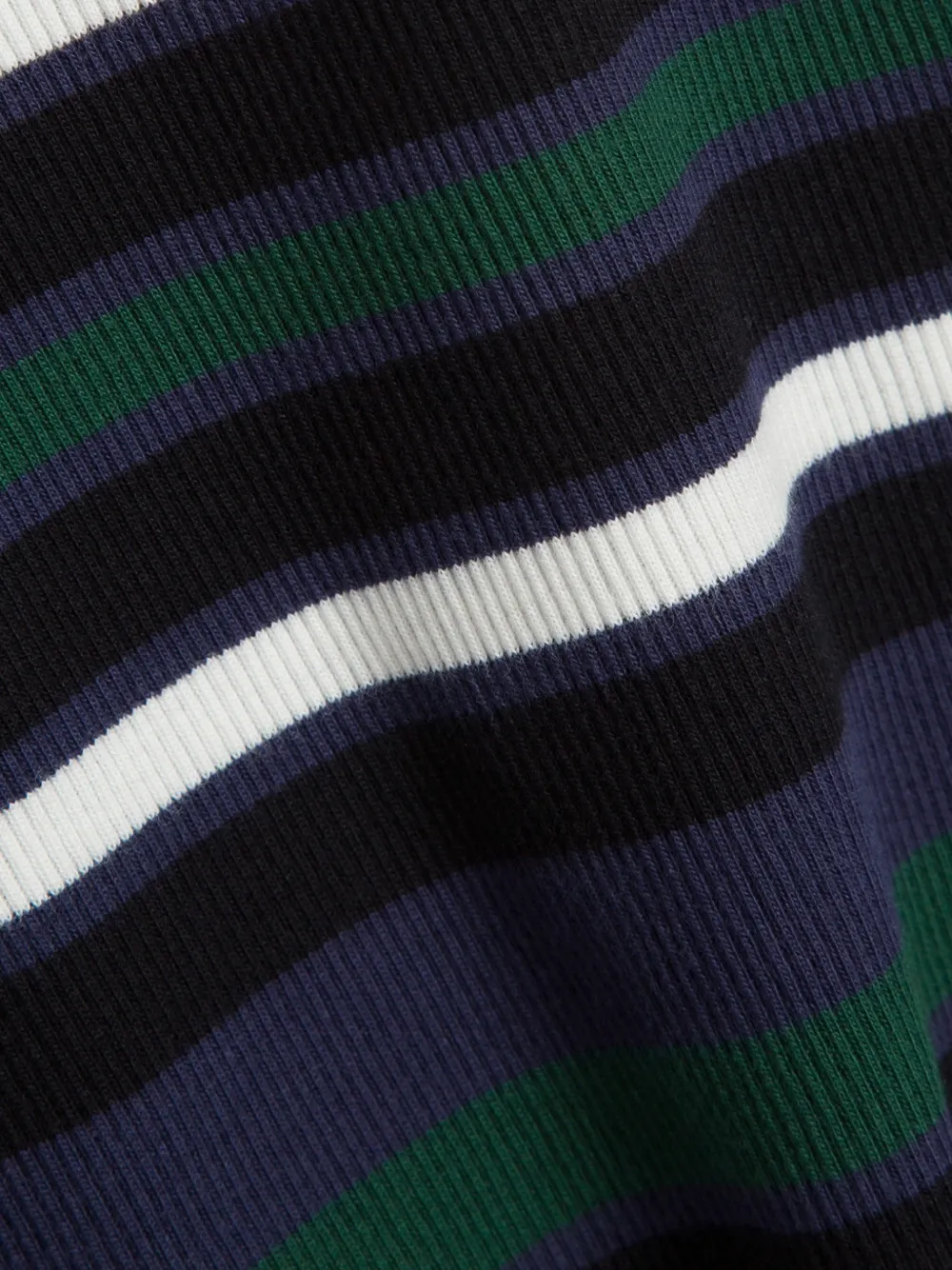  Ymc Rainshine Striped Ribbed Vest - Black 