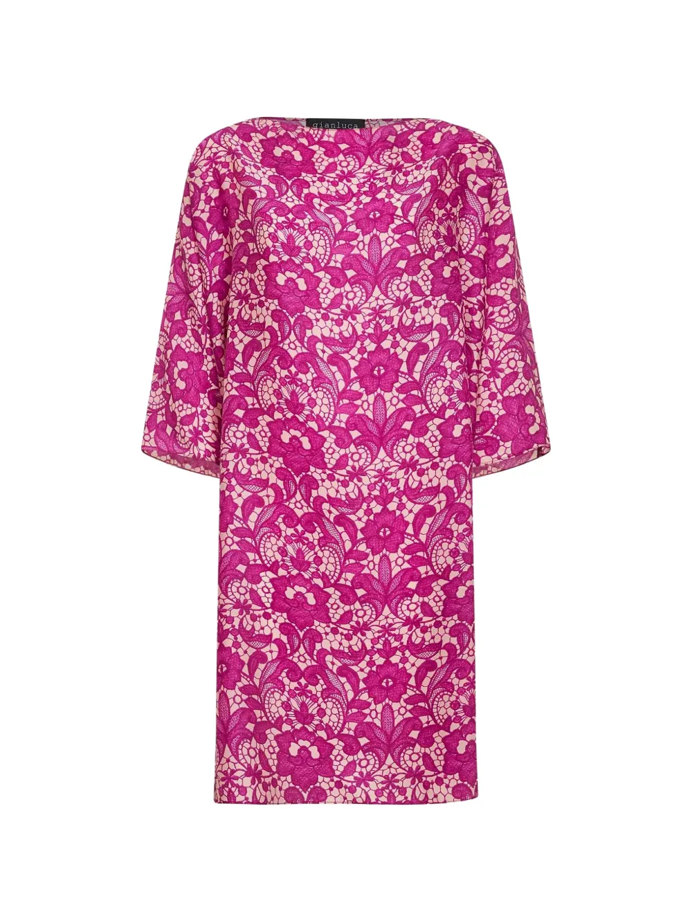 Gianluca Capannolo floral-print silk dress - Rosa