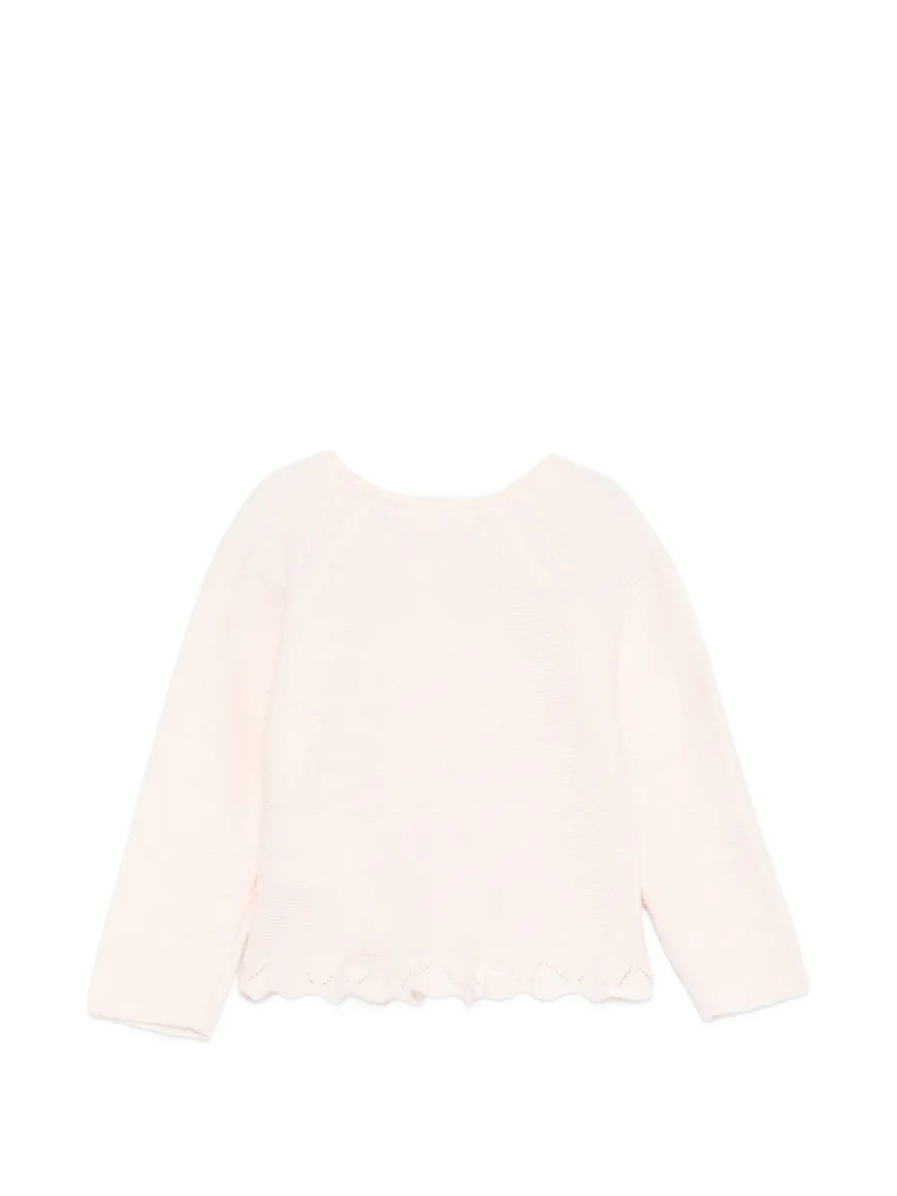 Tartine Et Chocolat Gewelfd vest Roze