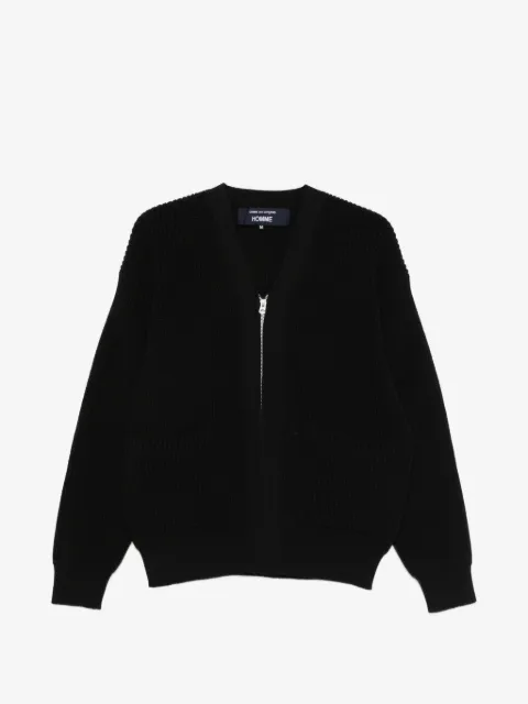 Comme des Garçons Homme Cardigan com zíper