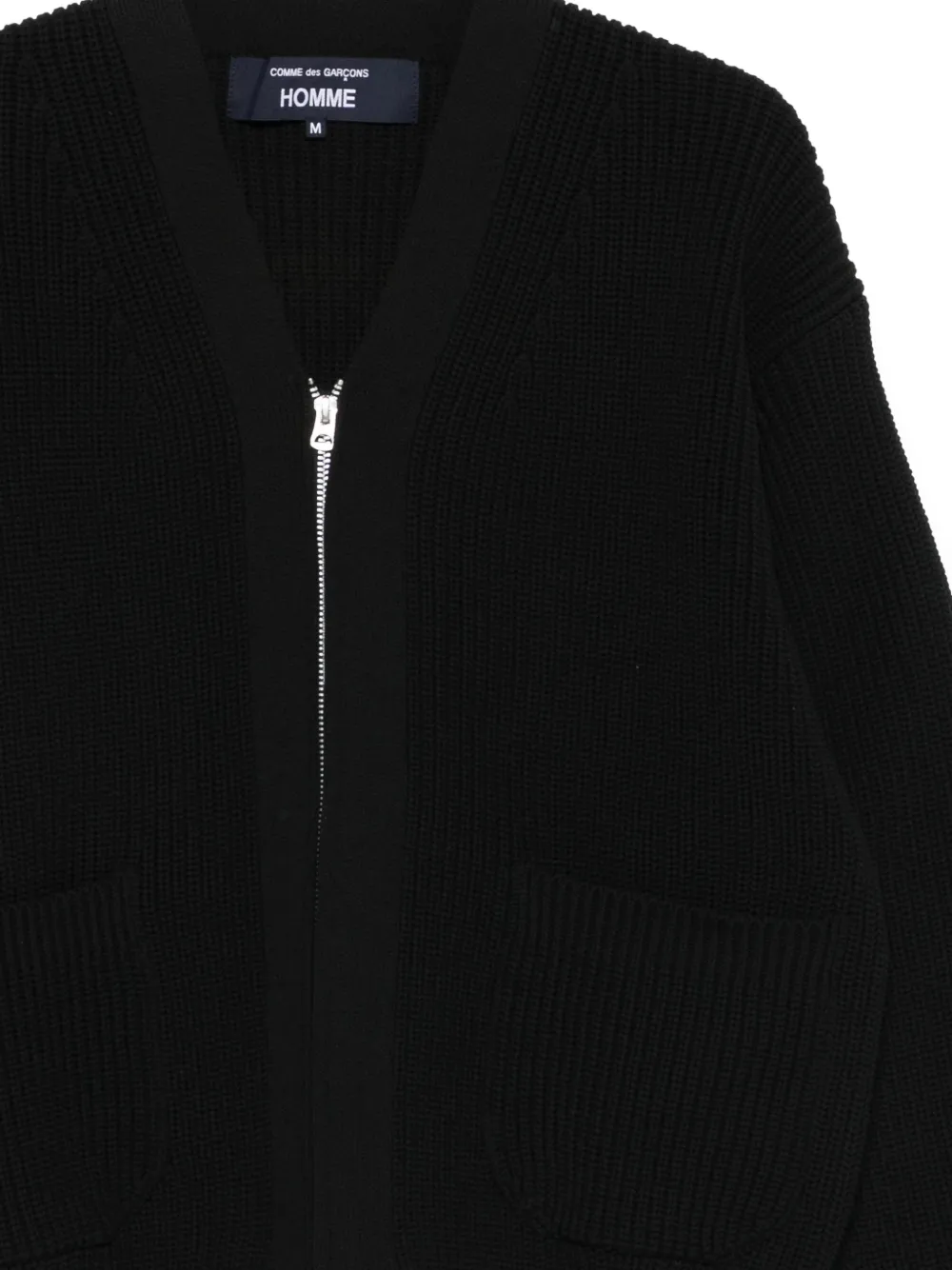 Comme des Garçons Homme Vest met rits Zwart