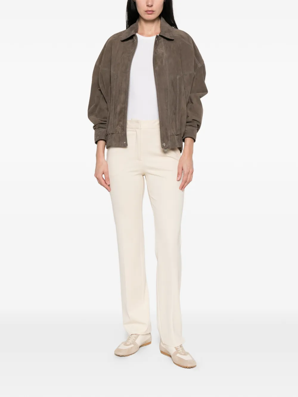 TWINSET Gebreide broek Beige
