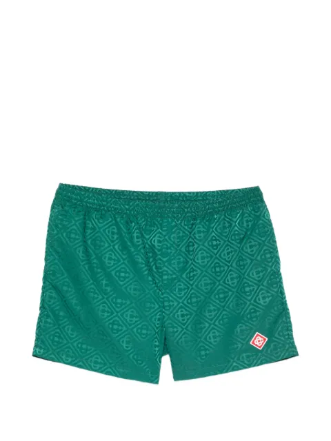 Casablanca jacquard logo swim shorts