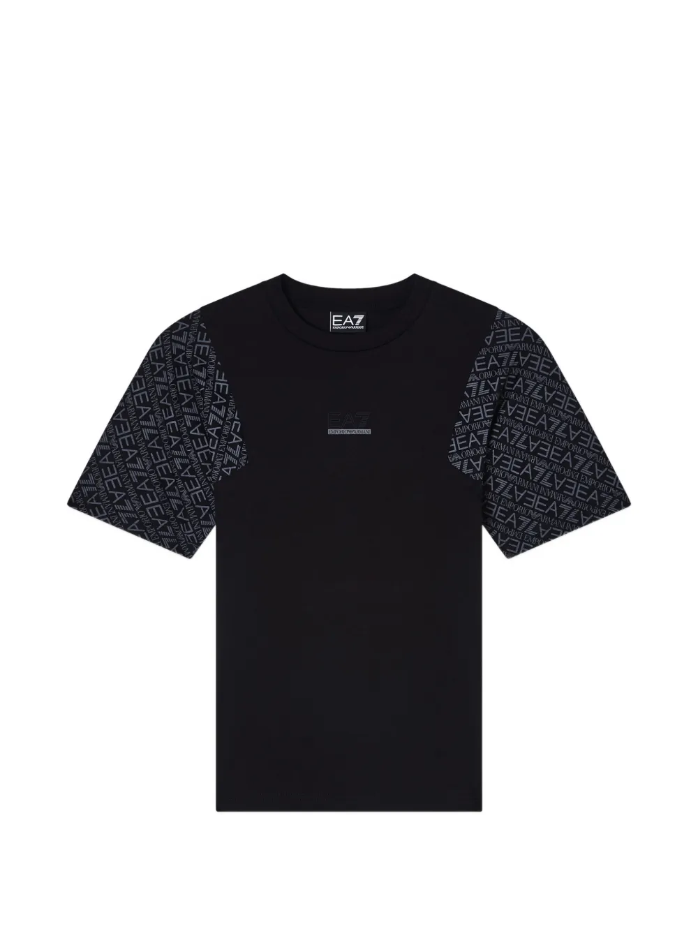 Emporio Armani Kids logo-print T-shirt - Nero