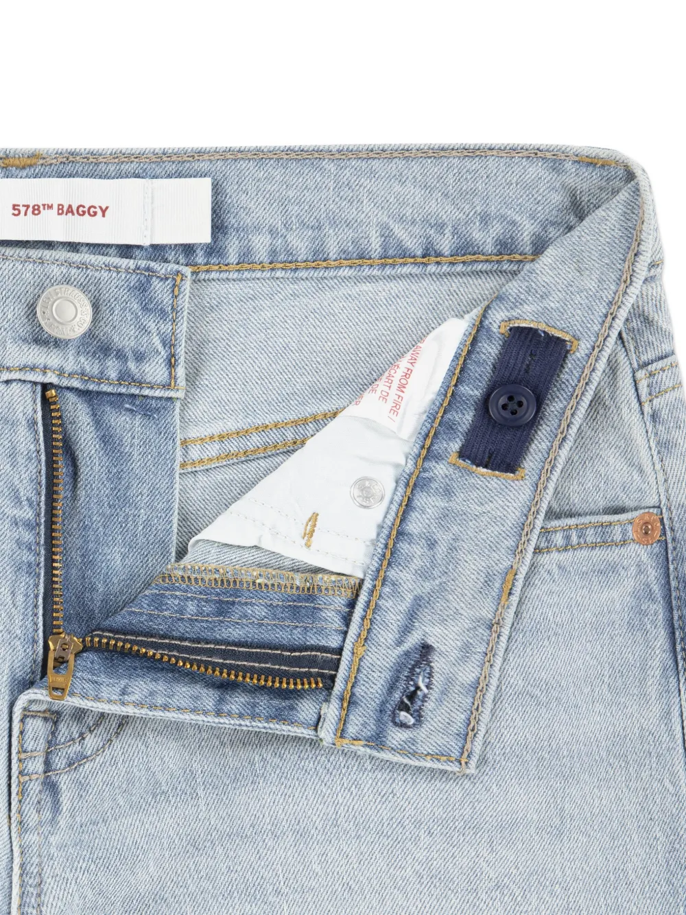  Levi's Kids Zipped Five-pocket Jeans - Blue 