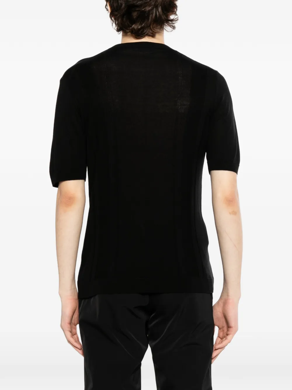 Tagliatore T-shirt met ronde hals Zwart