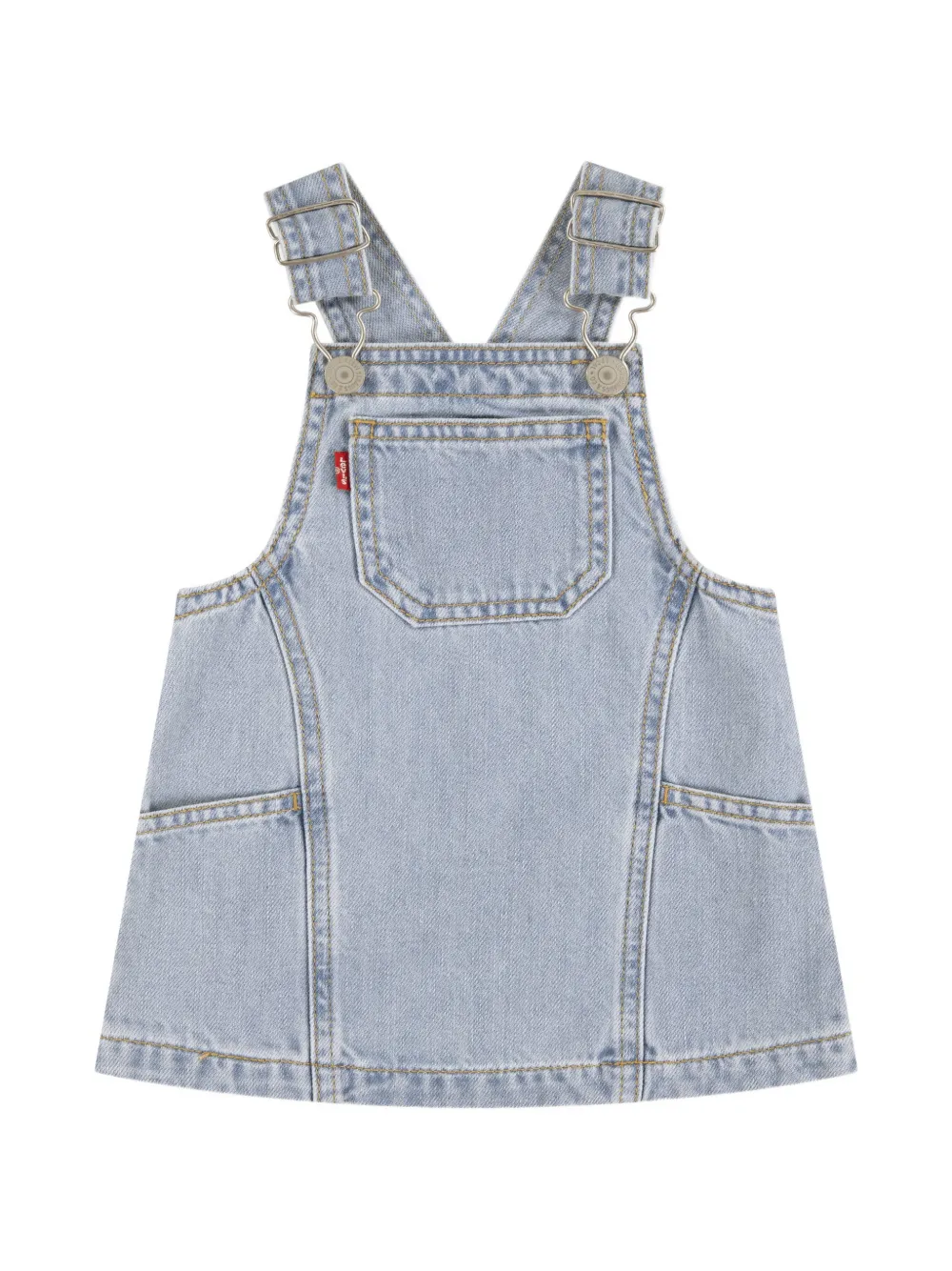 Levi's Kids denim dungaree dress - Blu