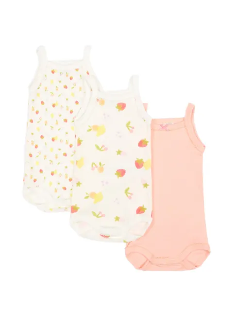 Petit Bateau printed bodies (set of three)