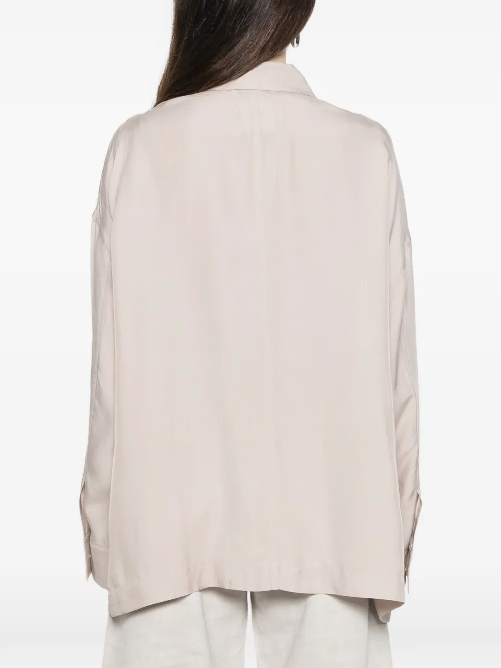 Y-3 Shirtjack met opgestikte zakken Bruin