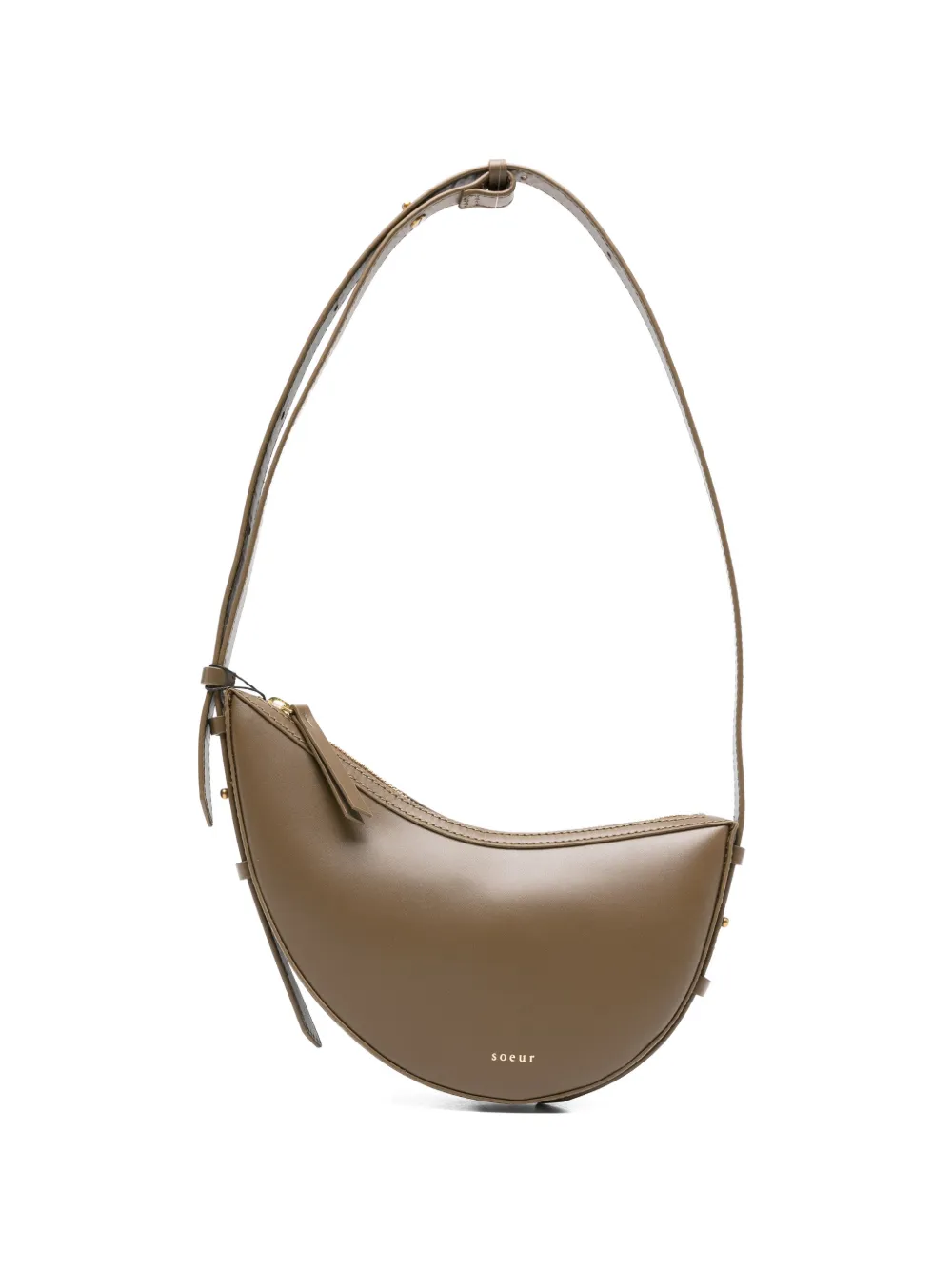 Soeur mini Wino leather shoulder bag - Marrone