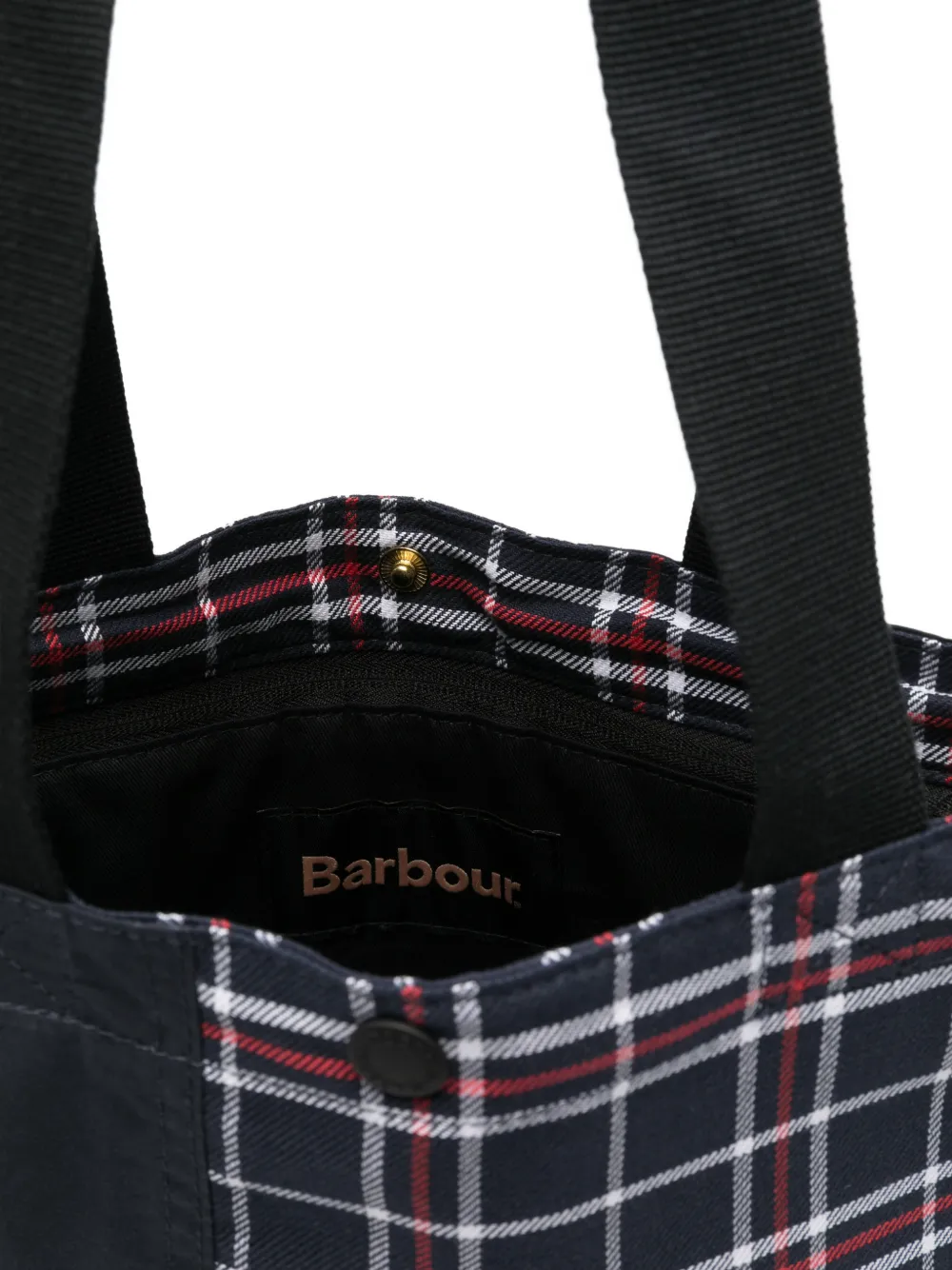 Barbour Transport Patchwork shopper Zwart