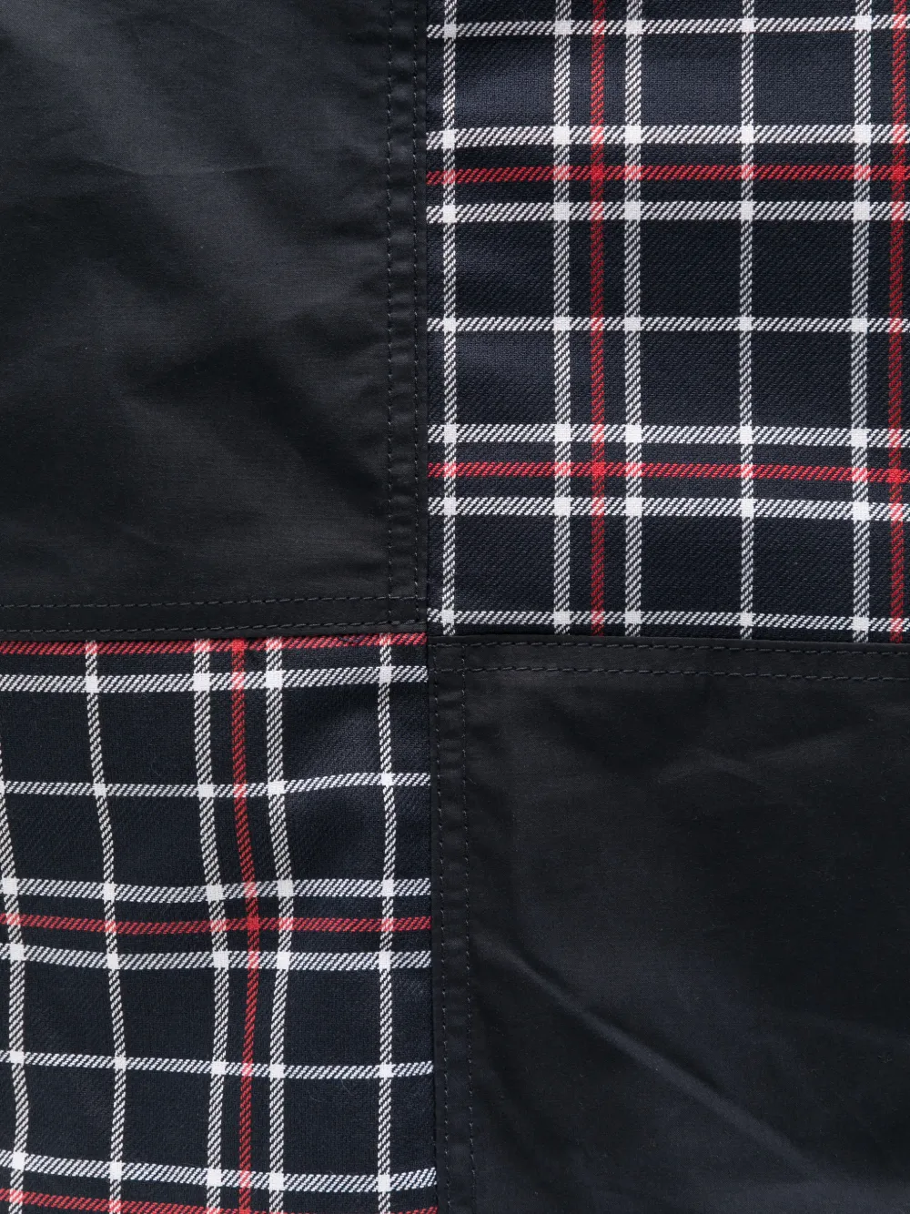 Barbour Transport Patchwork shopper Zwart