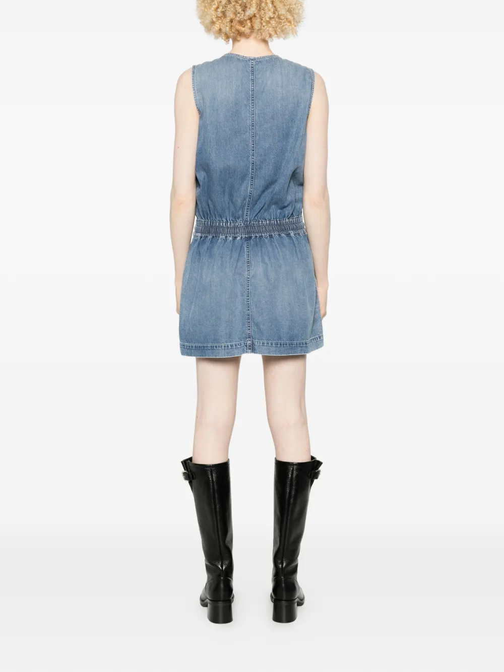 Diesel De-Slam-S mini-jurk met trekkoord Blauw