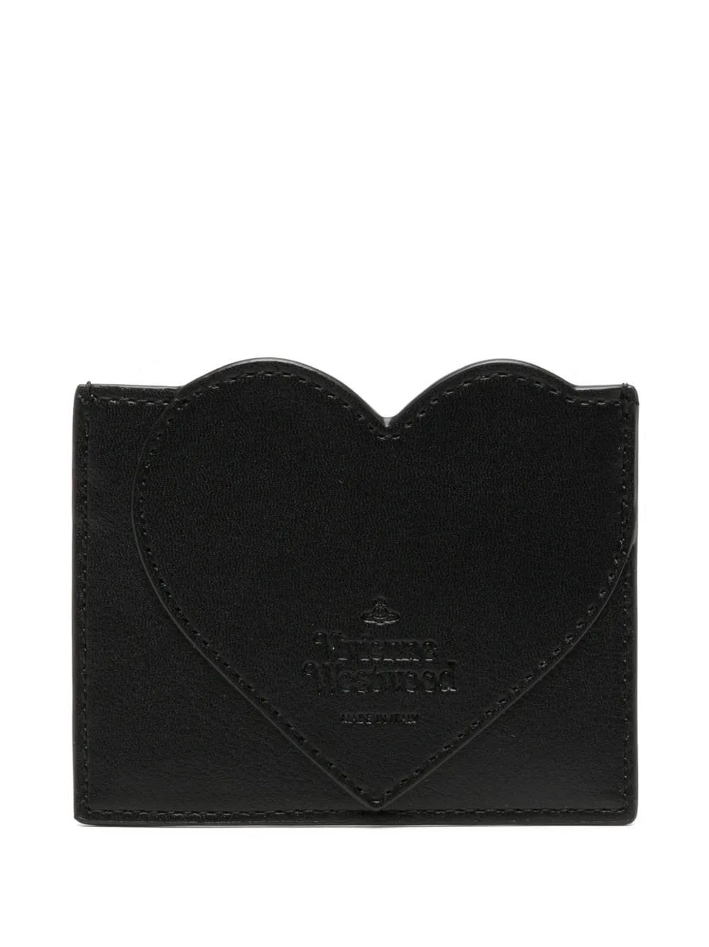 Vivienne Westwood Hartvormige Orb pasjeshouder Zwart