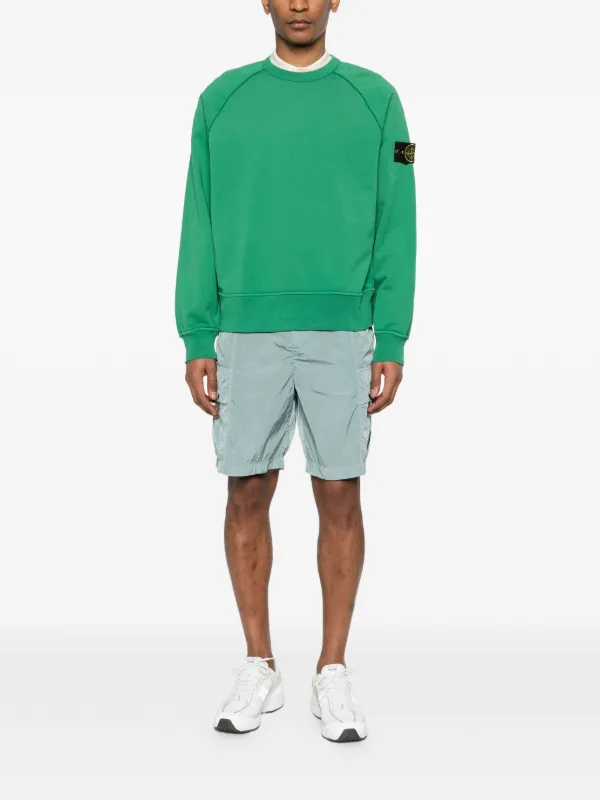 Stone Island ラグランスリーブ スウェットシャツ | グリーン