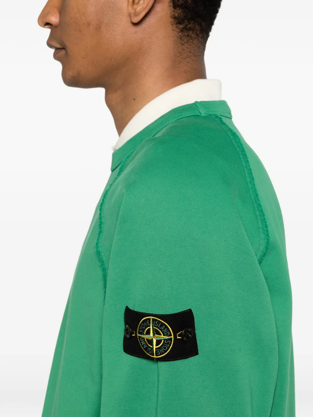 Stone Island Sweater met raglan mouwen Groen