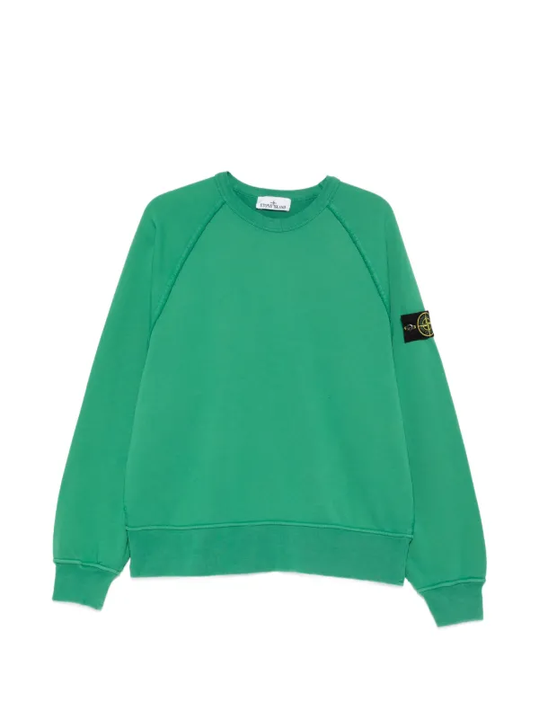 Stone Island ラグランスリーブ スウェットシャツ | グリーン