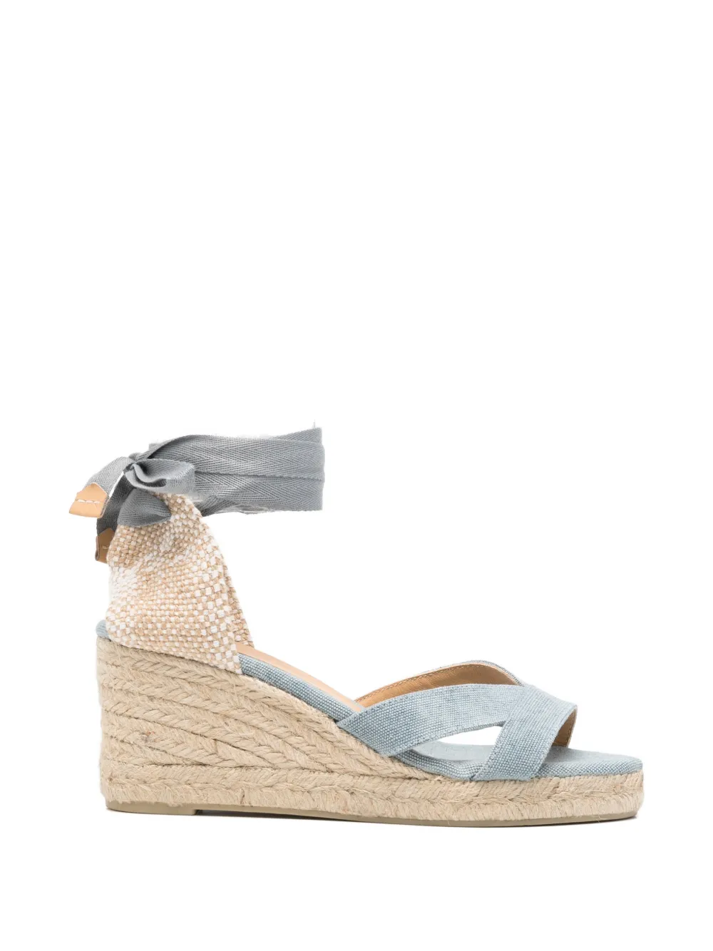 Castañer crossover ribbon-tie espadrilles - Blu