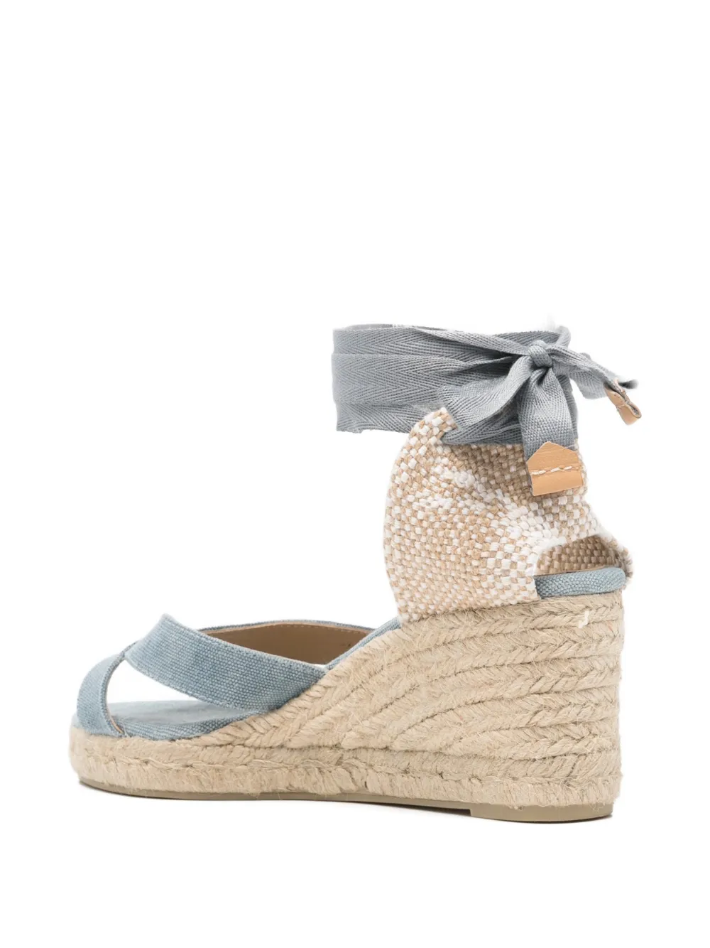 Castañer Crossover espadrilles met strik Blauw
