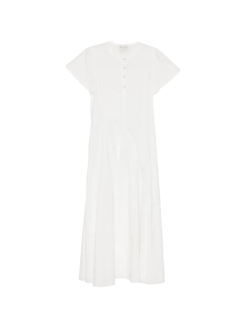 Forte Forte button-up flared maxi dress - Bianco