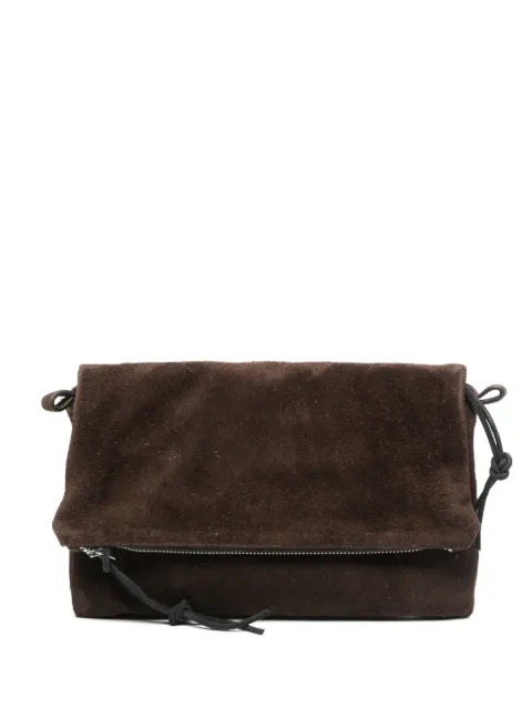 OUR LEGACY Necessity suede zip messenger bag