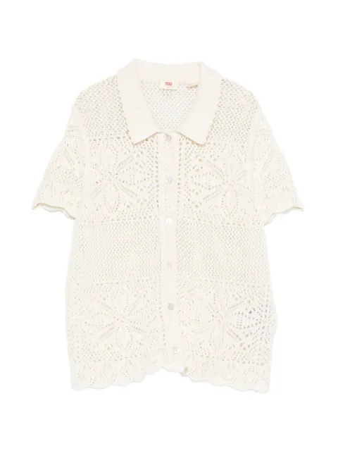 Levi's cotton crochet shirt