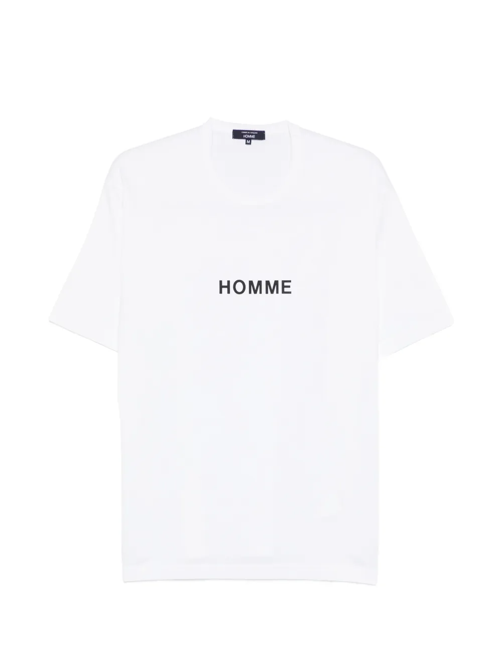 Comme des Garçons Homme logo-print T-shirt - Bianco