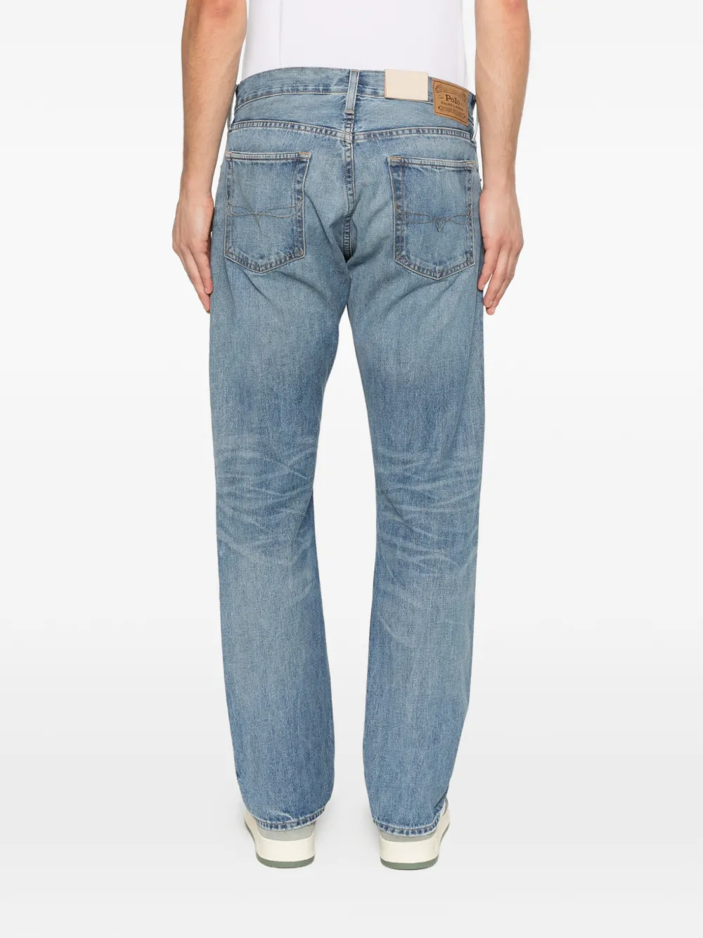 Polo Ralph Lauren Jeans met logopatch Blauw