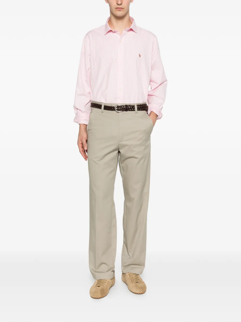 Polo Ralph Lauren Gestreept overhemd Roze