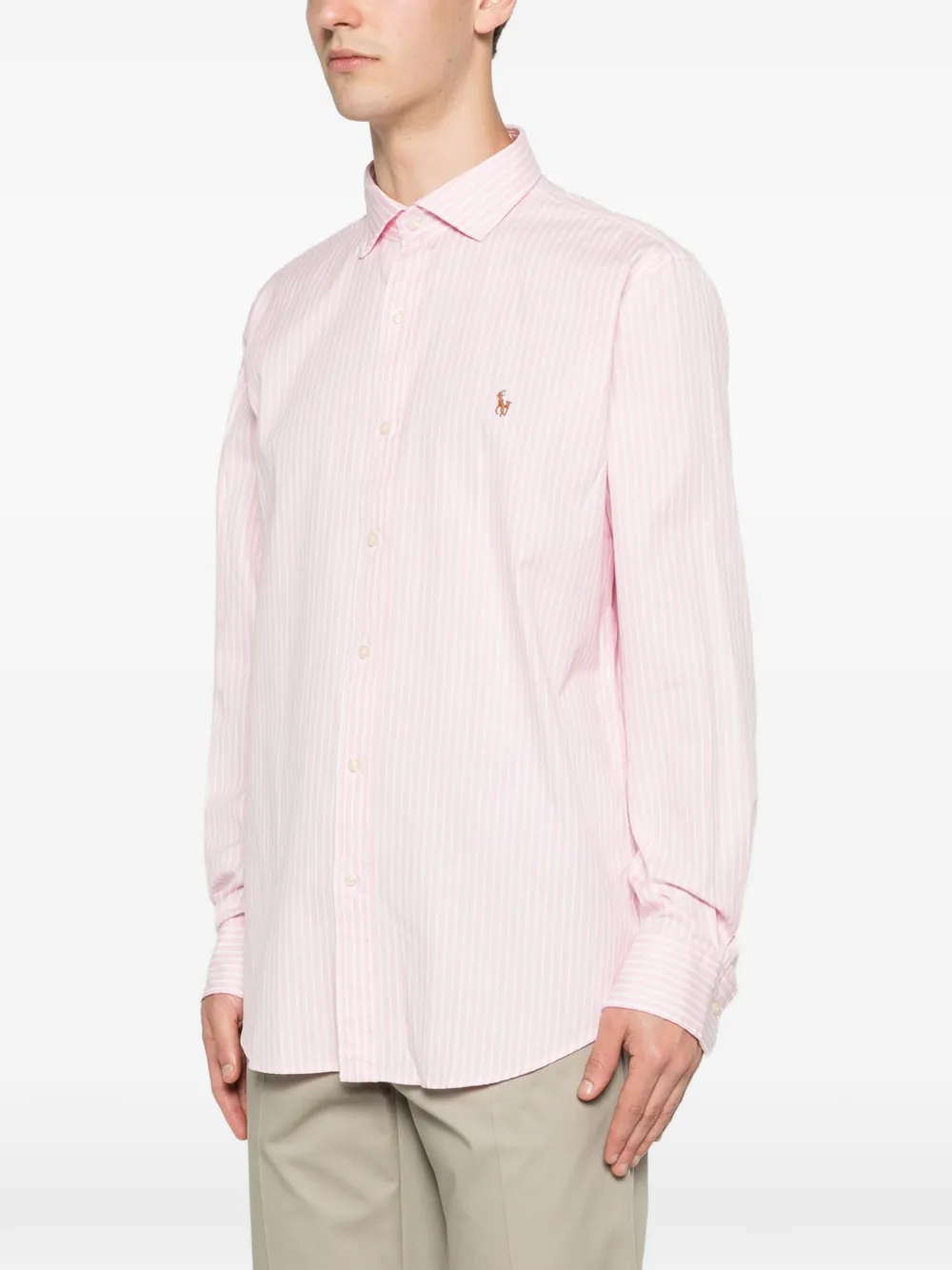 Polo Ralph Lauren Gestreept overhemd Roze