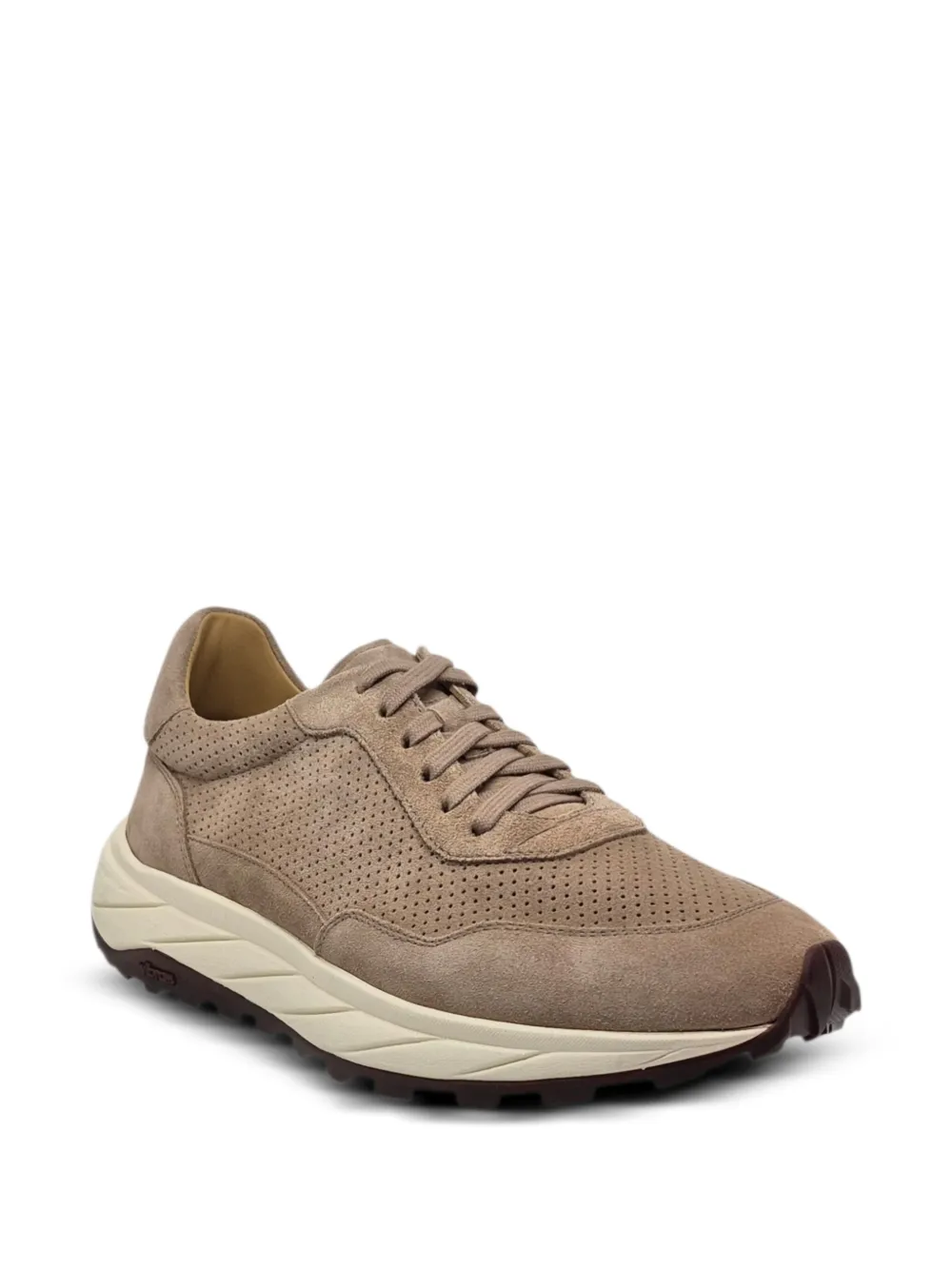 Henderson Baracco Sirio sneakers met geperforeerde details Beige