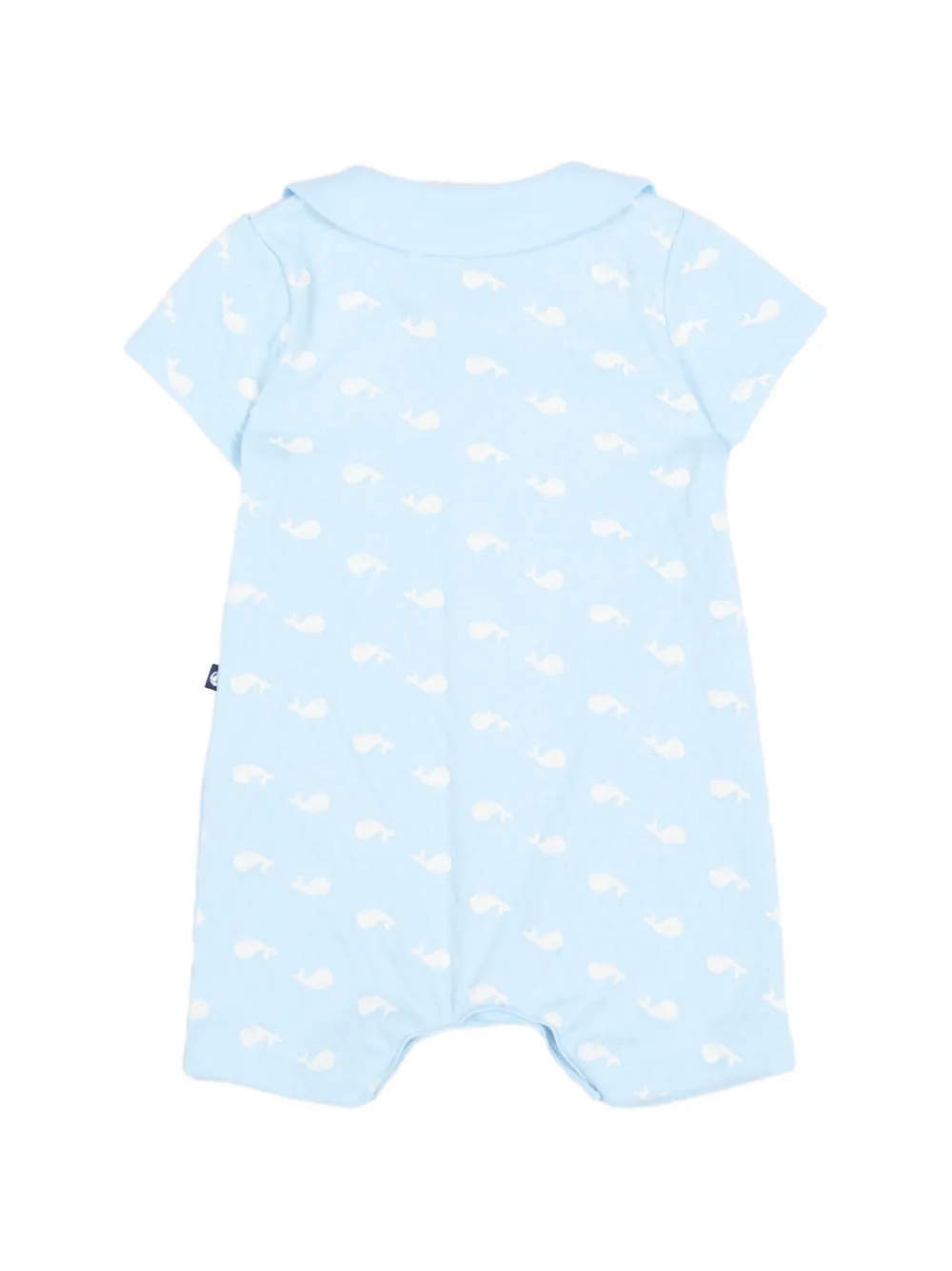  Petit Bateau Whale-print Romper Set - Blue 