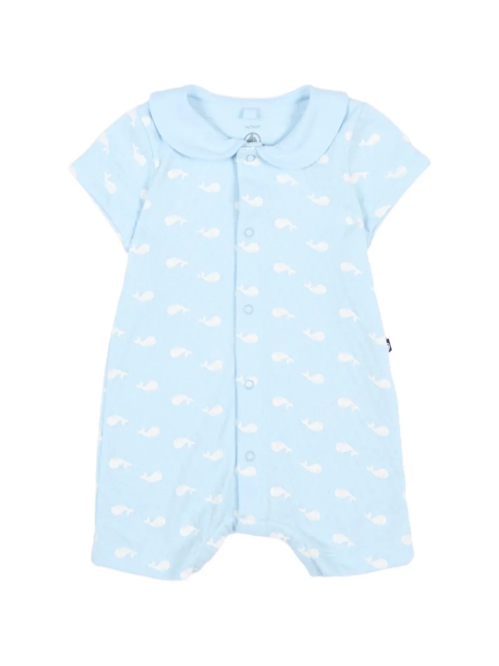  Petit Bateau Whale-print Romper Set - Blue 