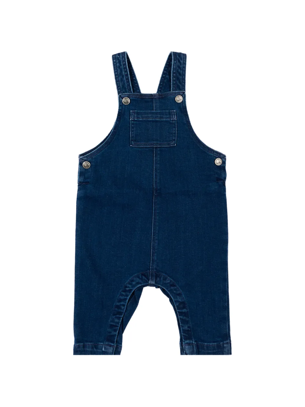 Petit Bateau bib denim dungarees - Blu